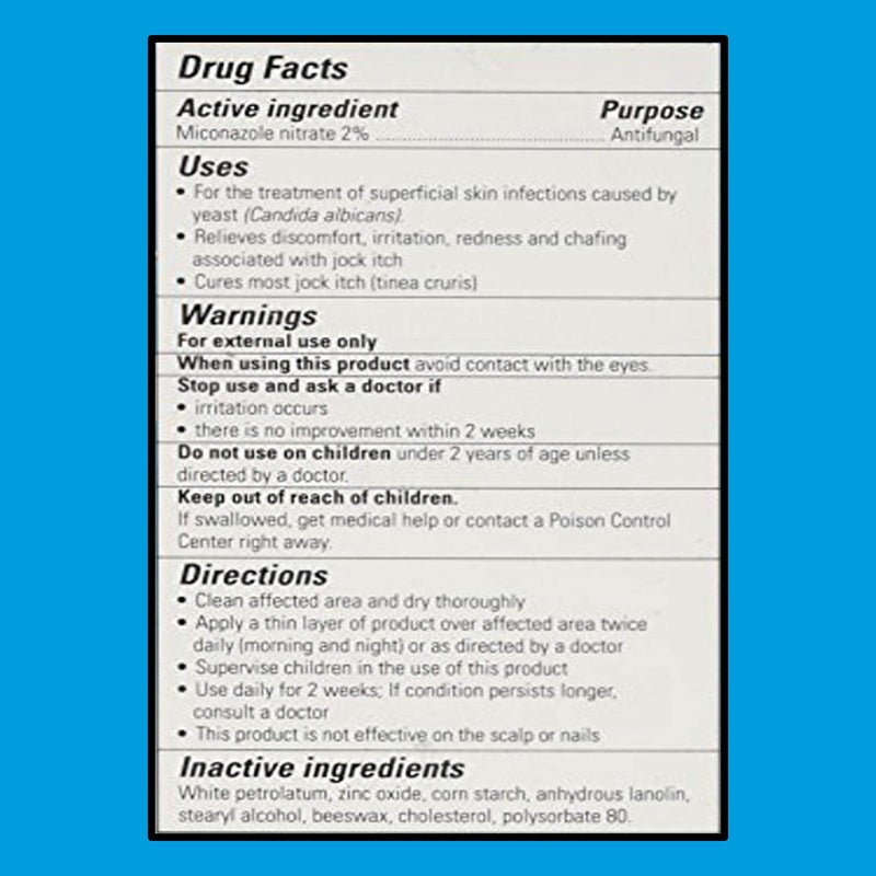 Triple Paste AF Antifungal Ointment, Antifungal Treatment for Jock Itch and Superficial Skin Infections, 2 oz, White (TRIPAF) (Packaging May Vary)