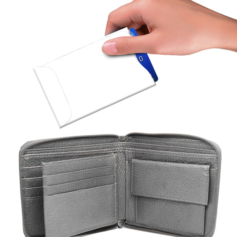 RFID Blocking Sleeves, Pack of 15 (Credit Card Holders Only) for Identity Theft Protection, Perfectly Fits in Wallet/Purse 15 RFID Sleeves