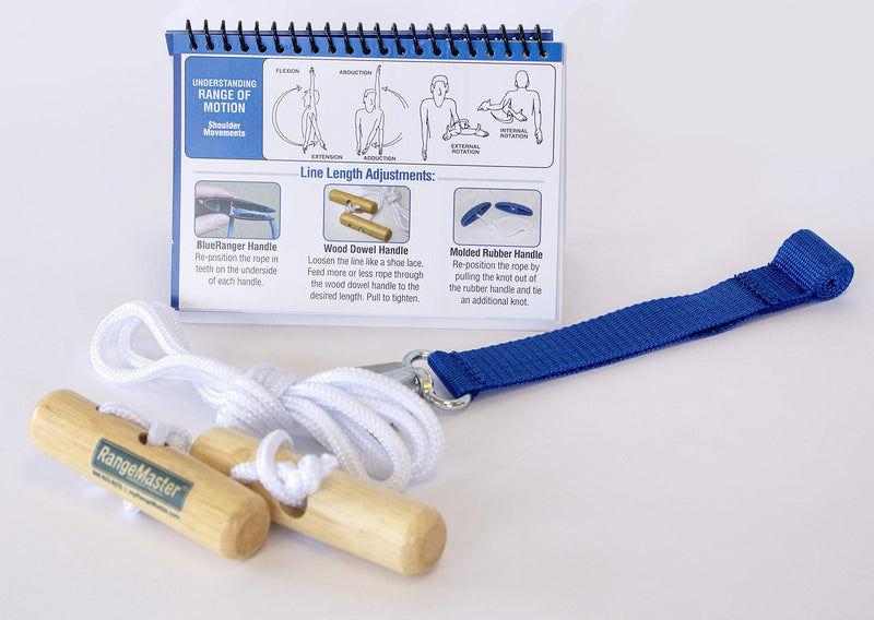 RangeMaster Over the Door Shoulder Pulley │ Physical Therapy Shoulder Tool │ Helps Enhance Range of Motion for Shoulder Pain and Surgery Recovery │ Web Strap Attachment Web Strap Door Attachment