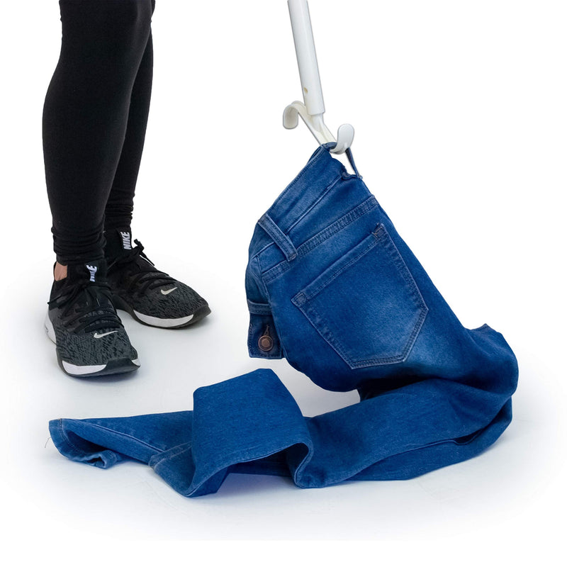 RMS 35.5 Inch Extra Long Shoe Horn Dressing Stick Aid Helper with Travel Bag