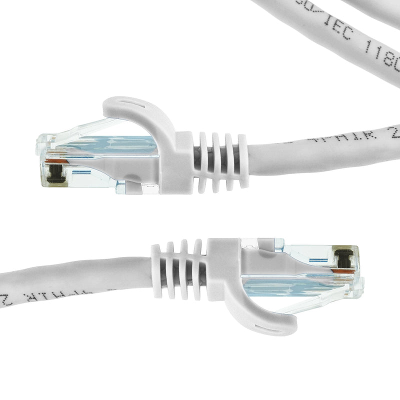 Mediabridge Ethernet Cable (50 Feet) - Supports Cat6 / Cat5e / Cat5 Standards, 550MHz, 10Gbps - RJ45 Computer Networking Cord (Part# 31-299-50B) 50FT White