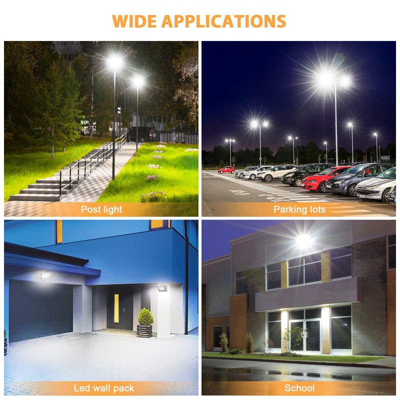 2-Pack Outdoor Conduit Lighting Control with Photocell and Swivel Mount Photoelectric Switch for Wall Packs, Shoebox Porch Lights 120-277V Photocell 2 Pack