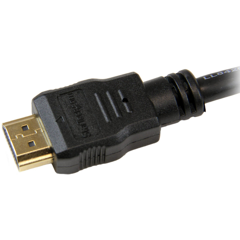 StarTech.com 0.3m 1ft Short High Speed HDMI Cable - Ultra HD 4k x 2k HDMI Cable - HDMI M/M - 30cm HDMI 1.4 Cable - Audio/Video Gold-Plated (HDMM30CM),Black 0.3 meter
