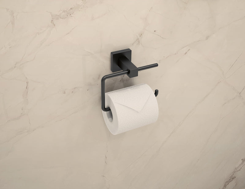 Symmons 363TP-MB Duro Wall-Mounted Toilet Paper Holder in Matte Black