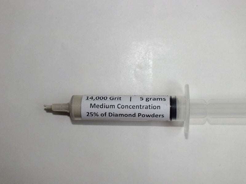 TechDiamondTools Kit of 3 Diamond Polishing Compound Polishing Paste 14000 100000 200000 Grit for Marble Glass Metal Rock Jewelry Resin Silver Gemstone 25% of Diamond Powder USA Made 200000 100000 14000 grit