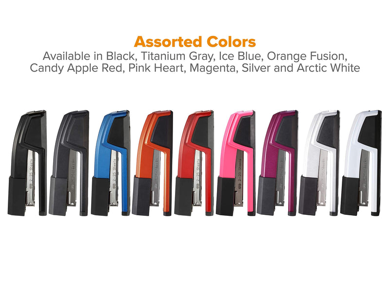 Bostitch Epic All Metal 3 in 1 Stapler with Integrated Remover & Staple Storage, Blue (B777-BLUE)