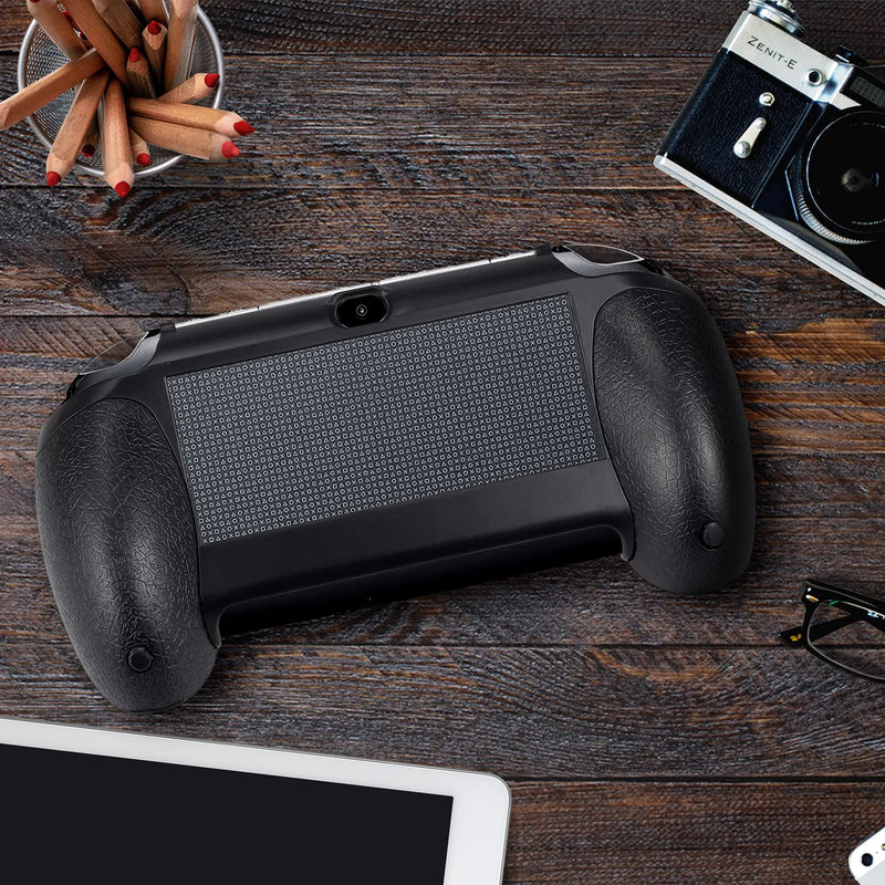 CHENLAN New Trigger Grips Hand Grip Compatible Durable Joypad Plastic Flexible Hand Grip Compatible With for PS Vita PSVita Playstation Vita 1000 (PCH-1000), black