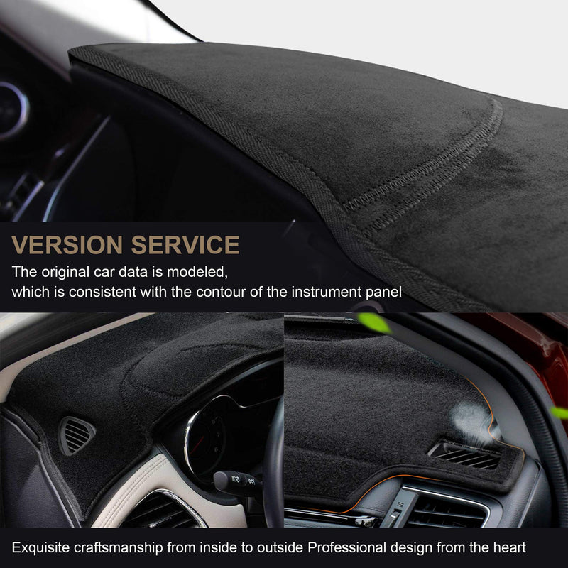 SPEEDWOW Dashboard Dash Board Cover Mat Carpet Compatible with 1999-2006 Chevrolet Silverado Avalanche Tahoe Suburban GMC Pickup Yukon 1999-2006 Chevy and GMC