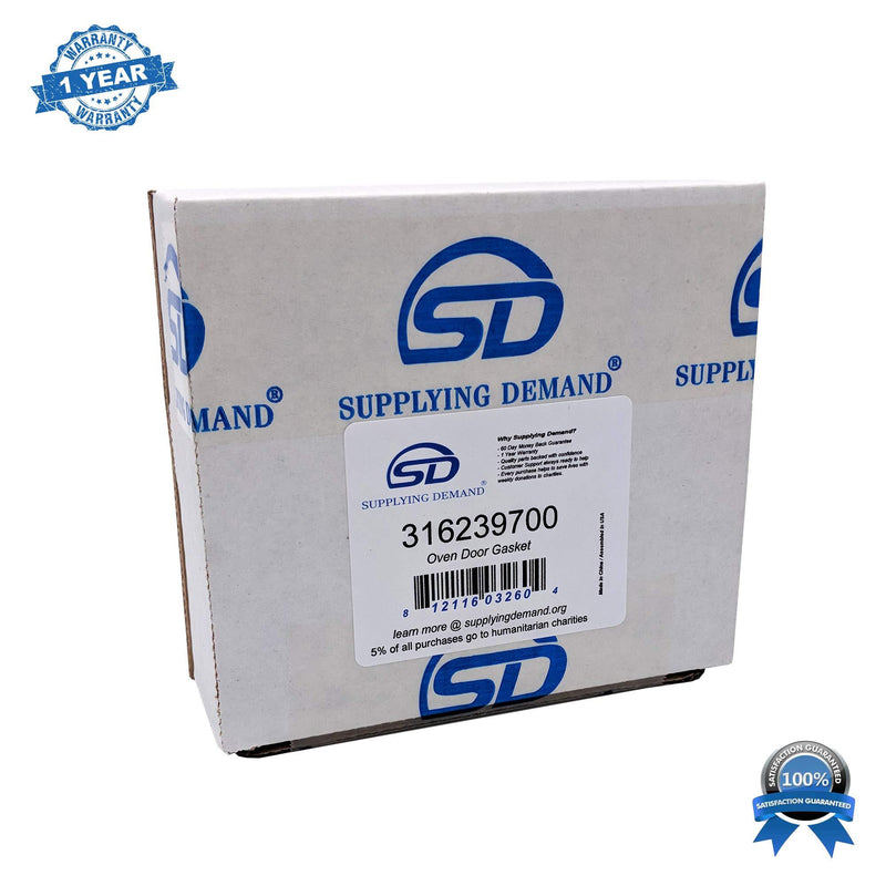 Supplying Demand 316239700 Range Oven Gasket Fits AP2126661 & PS440011
