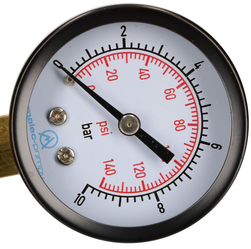 KOTARBAU® 0-10 bar pressure gauge side connection thread 1/4" diameter 52mm pressure gauge pressure gauge liquid and gas pressure gauge