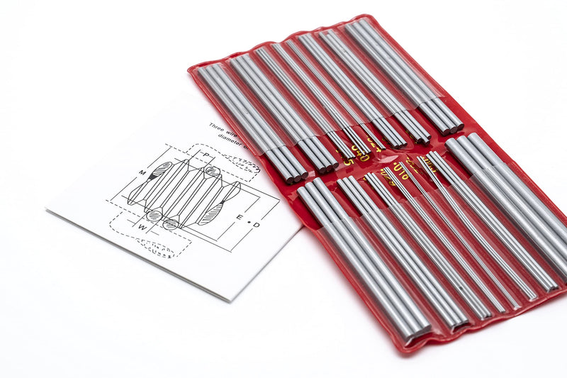 LLDSIMEX 48 Piece Thread Wire Measuring Set