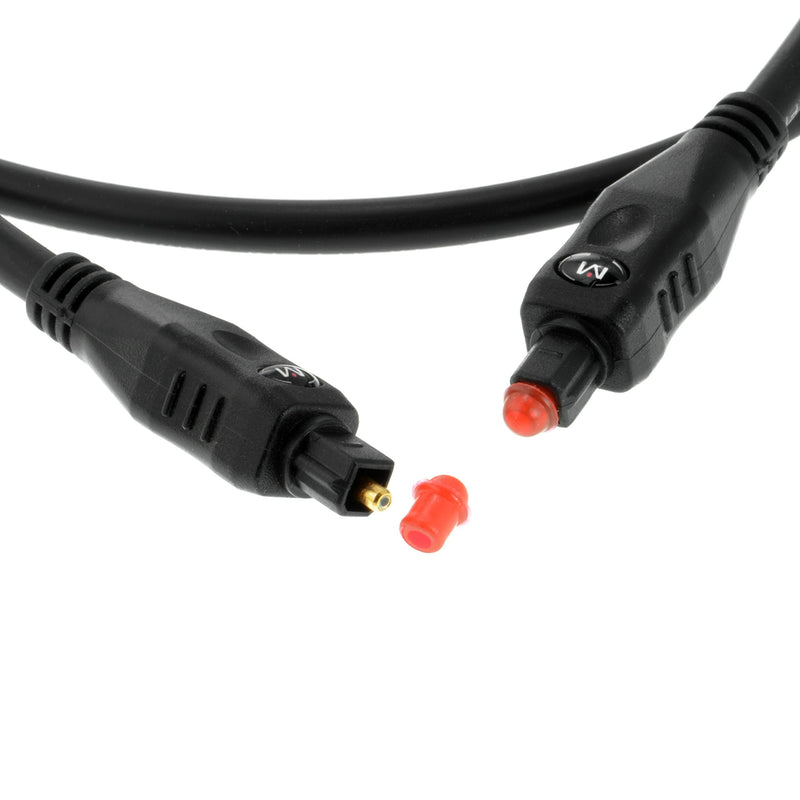 Mediabridge Toslink Cable (15 Feet) - Optical Digital Audio Cable 15 Feet
