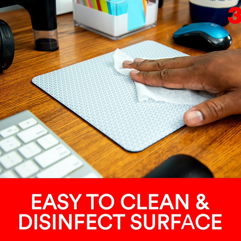 3M Precise Mouse Pad with Repositionable Adhesive Back, Enhances the Precision of Optical Mice at Fast Speeds, 8.5" x 7", Frostbyte (MP200PS2)