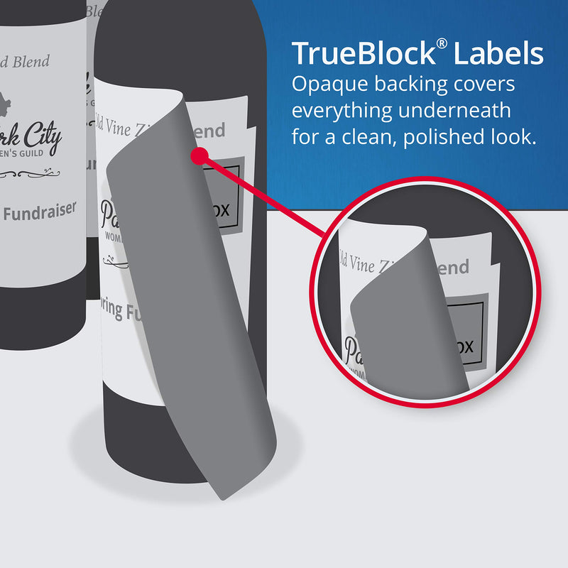 Avery Shipping Labels for Laser Printers, TrueBlock Technology, Permanent Adhesive, 4" x 6", 20 labels (Pack of 6)