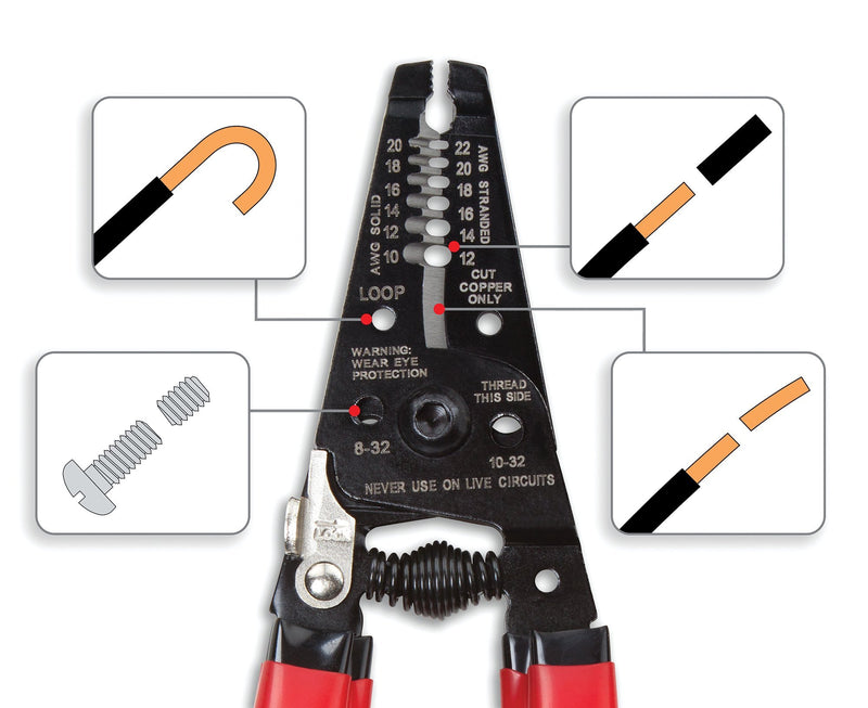 TEKTON 7 Inch Wire Stripper | 3797