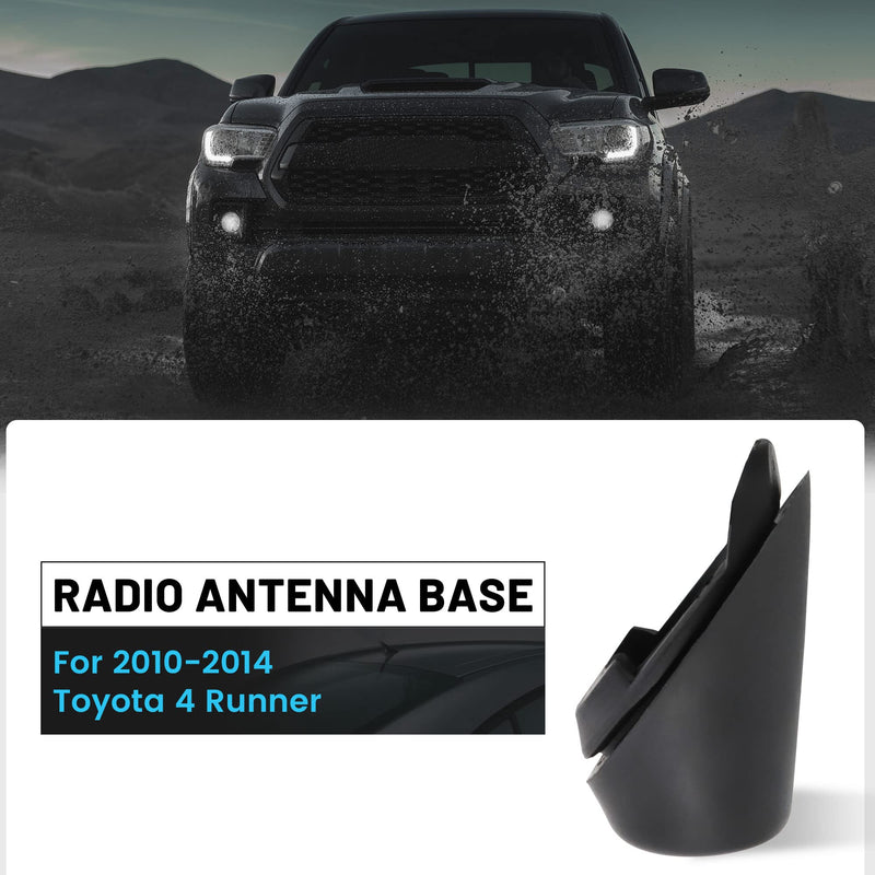 Anina 86392-35040 Antenna Ornament for Toyota 4 Runner 2010 2011 2012 2013 2014 Rubber Antenna Base Bezel Car Radio Antenna Mount Grommet Topper