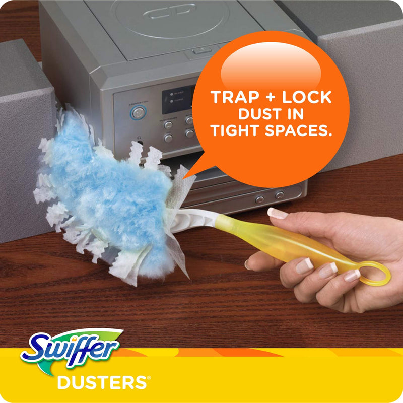 Swiffer Dusters Surface Refills, Ceiling Fan Duster, Unscented, 18 Count 18 Count (Pack of 1)