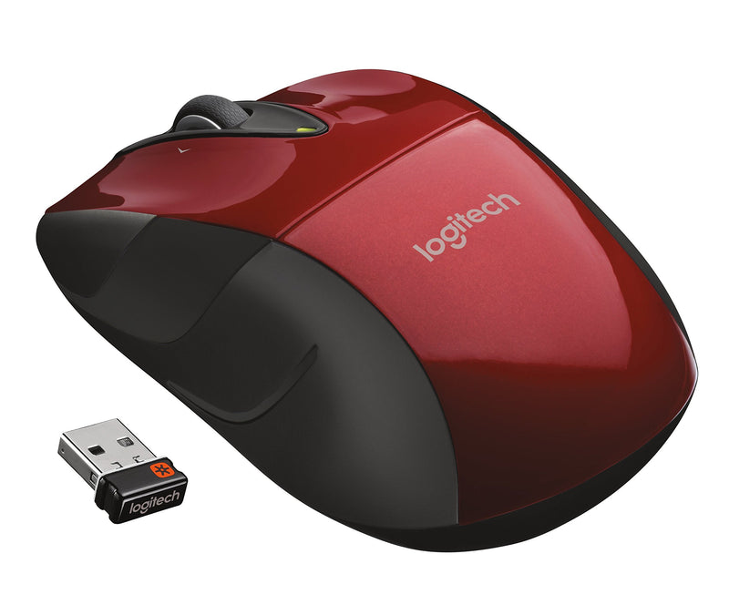 Logitech Wireless Mouse M525 - Red/Black Standard Packaging