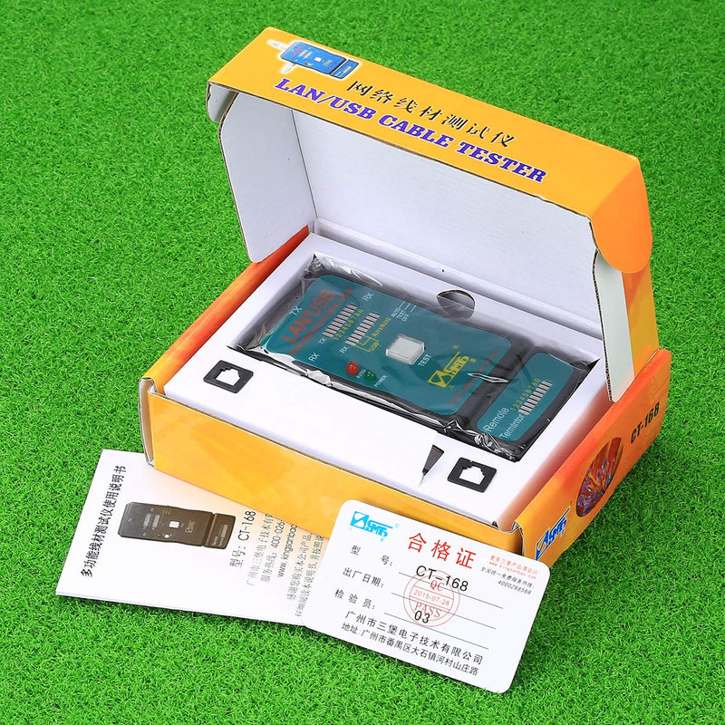 Multi-Modular Network Cable Tester CT-168 LAN/USB Ethernet Cable Telephone Cord Tester