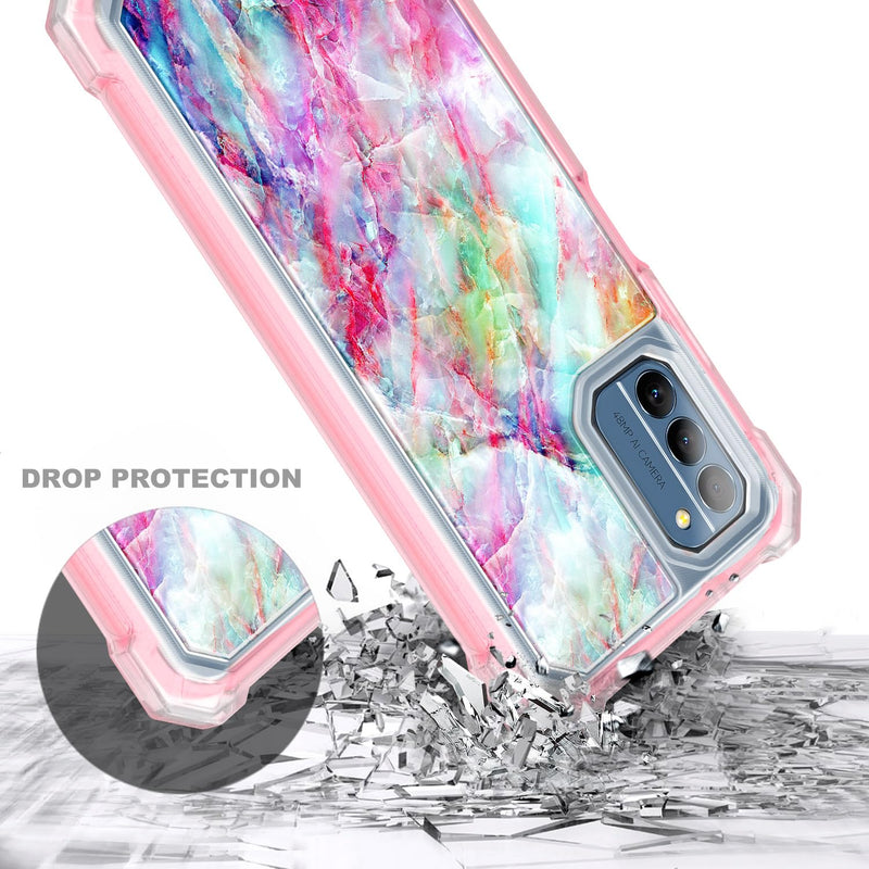 NZND Compatible with Nokia G100 Case (N150DL) /Nokia C300 (N155DL) with [Built-in Screen Protector], Full-Body Protective Shockproof Rugged Bumper Cover, Impact Resist Durable Phone Case (Fantasy) Fantasy