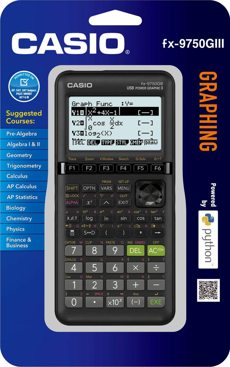 Casio fx-9750GIII Black Graphing Calculator