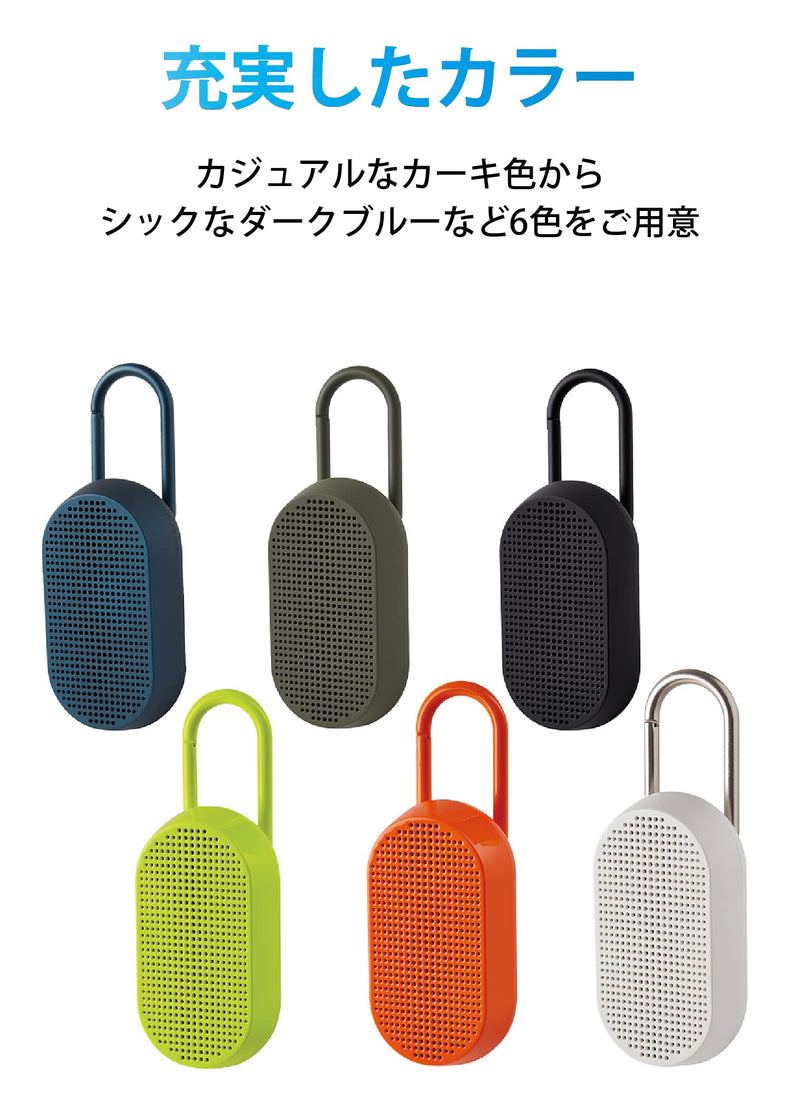 Lexon MINO T - Water Resistant IPX4 Portable Bluetooth Speaker, Autonomy: 5h, Charging time: 2h, Bluetooth Distance: 35 ft - Black