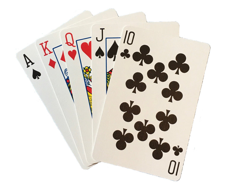 Poker Hand Wallet Card - Learn to Play Cards! Learn Card Games by Secure ID Great Gift Idea!