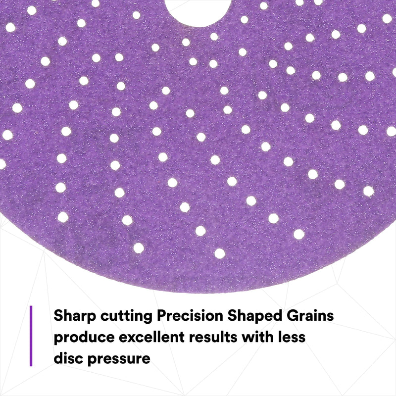 Cubitron II 31373 Clean Sanding Hookit Abrasive Disc (6 in, 150+, 50 Discs per Box)