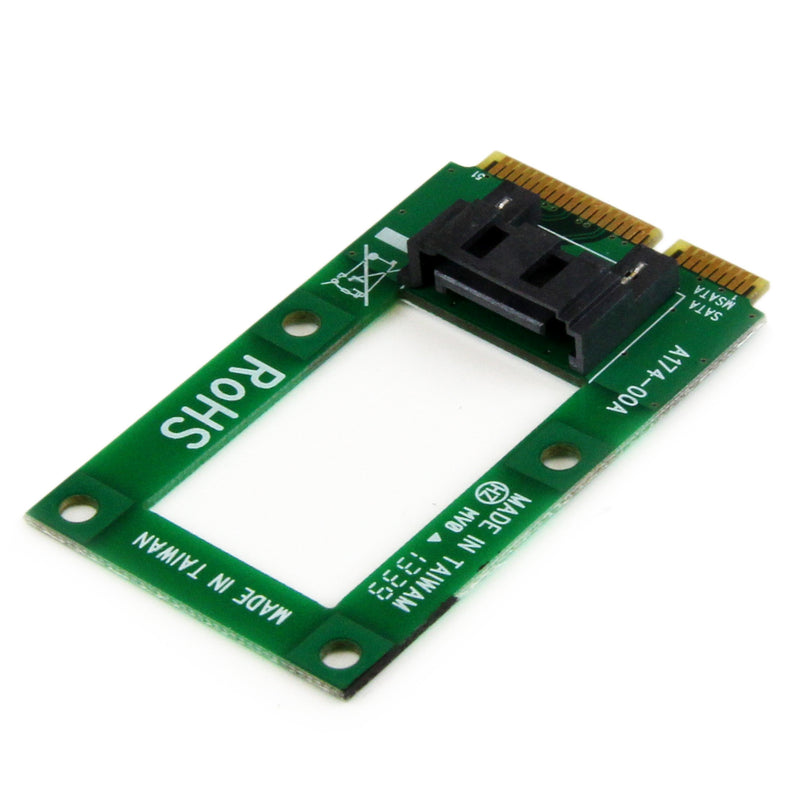 StarTech.com mSATA to SATA HDD / SSD Adapter – Mini SATA to SATA Converter Card - mSATA to SATA 2.5/3.5 Hard Drive Adapter Converter Card (MSAT2SAT3) SATA Drive