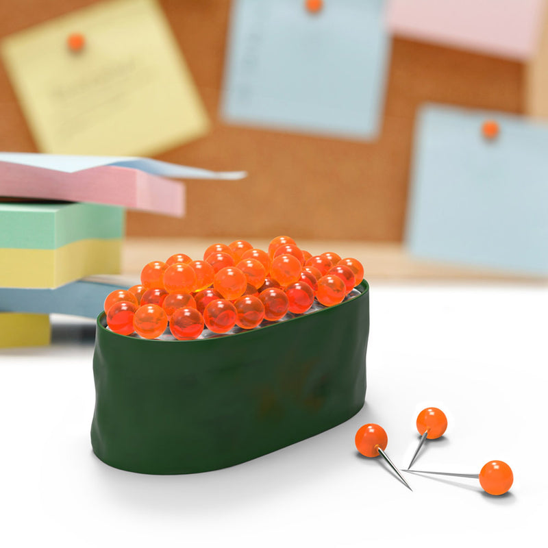 Genuine Fred Maki Tacks Sushi Pushpins and Holder