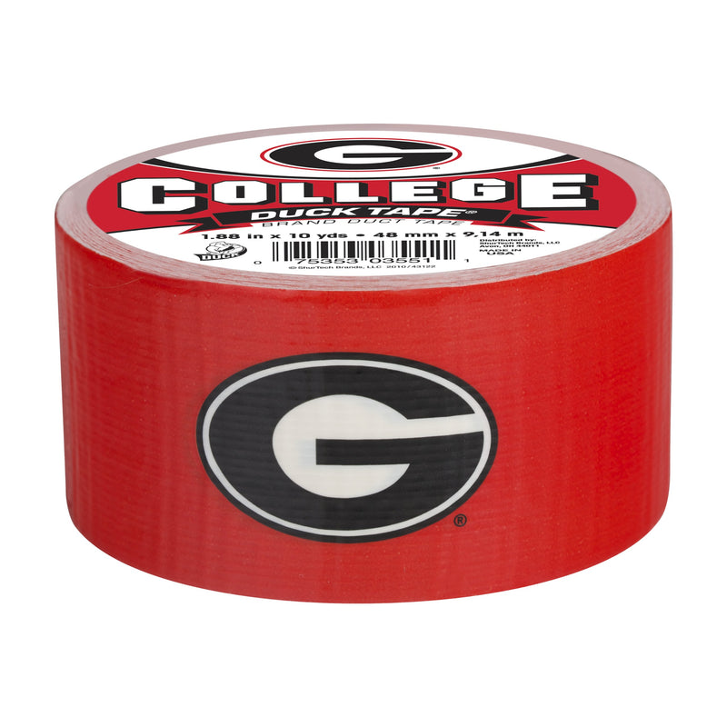 Duck Brand 240266 University of Georgia College Logo Duct Tape, 1.88-Inch by 10 Yards, Single Roll