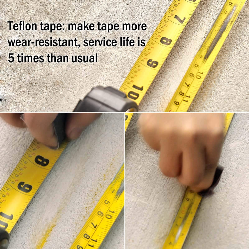 ASSIST 26FT Measuring Tape By ASSIST 3.2m Level Standout, both side printing metal blade,60% thicker blade,Heavy duty,8 times longer lifetime than normal one,Industray grade