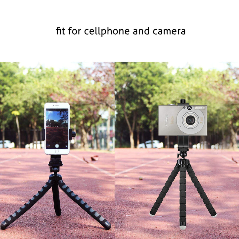 Ailun Phone Tripod Holder Mount Head 1/4" Screw Adapter,Rotatable Digtal Camera Bracket,Selfie Lens Monopod,Adjustable Ring Light