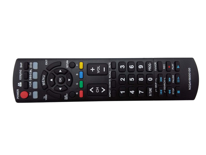 Vinabty New Replacement Remote fit for PANASONIC Plasma LCD TV TH-50PZ700U TH-50PZ77U TH-50PE8U TH-50PX80U TH-50PX80UA TH-50PZ80U TH-50PZ80UA TH-58PZ700U TH58PZ700 PT-50LCZ7 PT-56LCZ7 (N2QAYB000100)