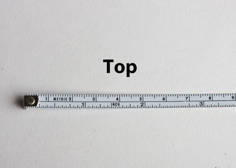 Perfect Tape Measure - Pocket Precision Circumference and Diameter Tape Measure and Layout Pocket Tool in Metric and Imperial - 1/4" Width x 6.6ft / 2m Length Blade