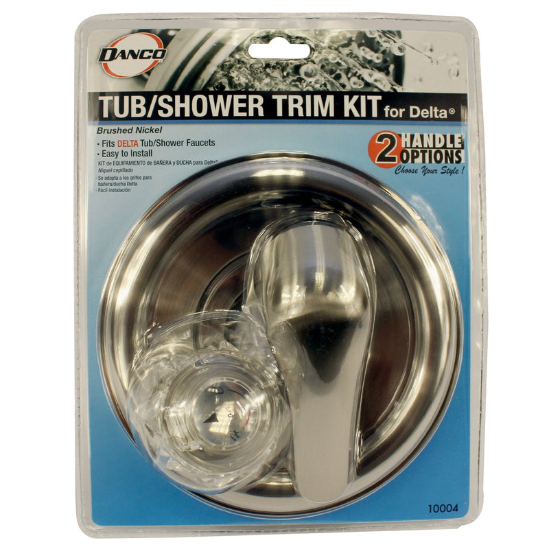 Danco 10004 Single Function Tub Trim Kit, Fits 1300/1400, MultiChoice 13/14 600 Series Delta Shower Valve, Brushed Nickel