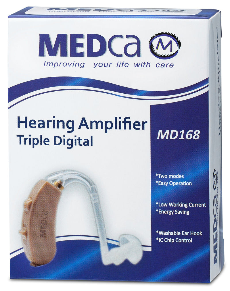 Digital Hearing Amplifier - High Quality Behind The Ear Personal Sound Amplifier with Noise Reduction