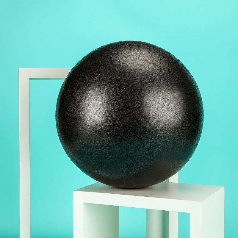 Pilates Ball, Pilates Ball Mini, Excersize Balls, 8 Exercise Ball, Yoga Balls, Ball 9 inch,Core Treatment, Explosion-Proof, Non-Slip Inflatable Small biack
