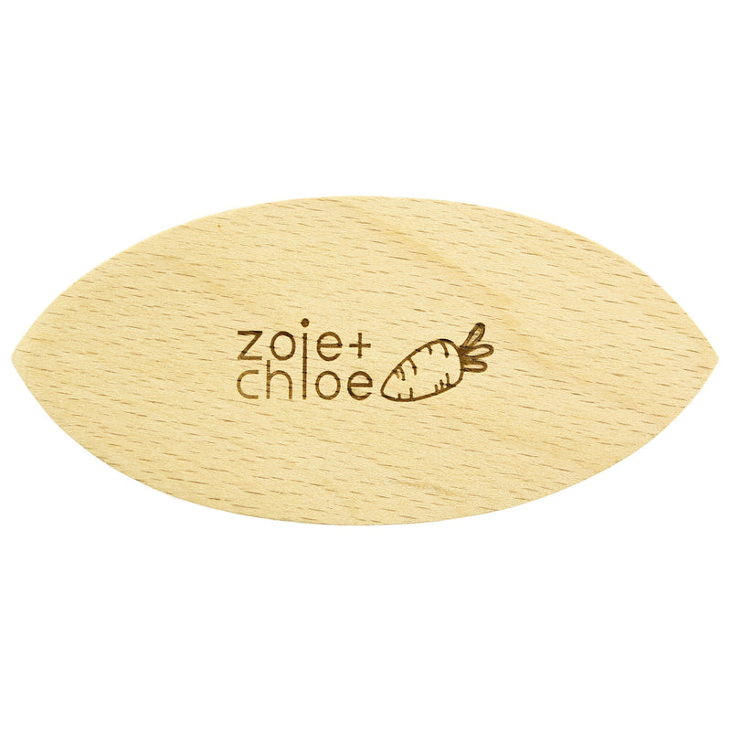 Zoie + Chloe 100% Natural Plant-Fiber Soft Bristles Vegetable Brush Small 4.3 INCH