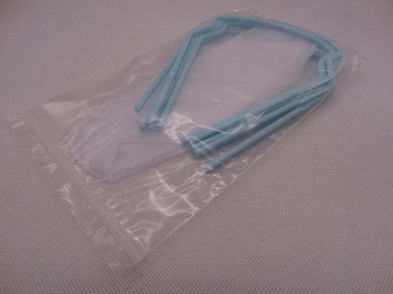 SDent 1 Pack 20 Sets Disposable Dental Eye Shield Eye Mask Safety Glasses Mask Eyes Guard 1 Frame+1 Shield/Set 4 Colors