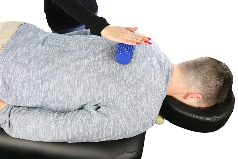 CanDo 30-1994 Massage Roll, 6.5 cm x 16 cm, Blue