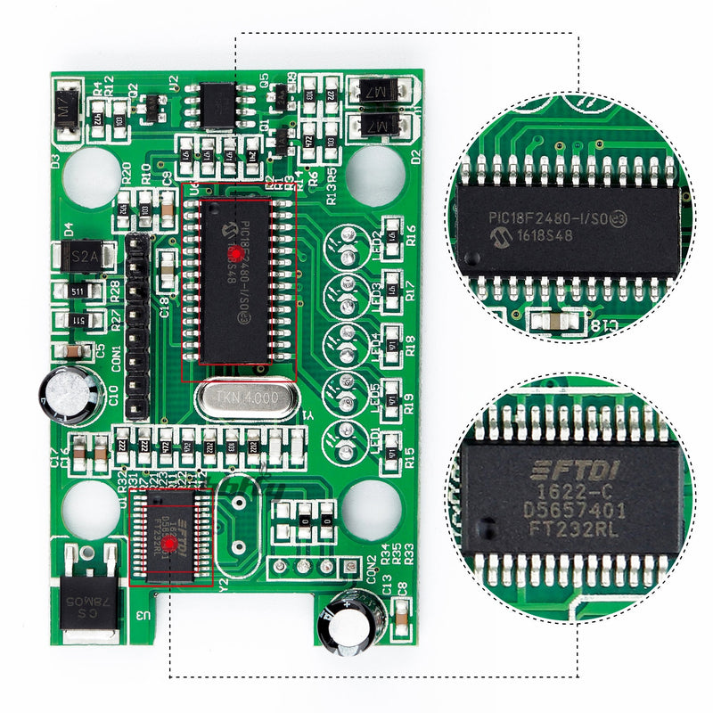 bbfly-BF32302 USB modified FTDI chip OBD-II Scan Tool for Windows bbflyFORScan HS-CAN / MS-CAN OBD2