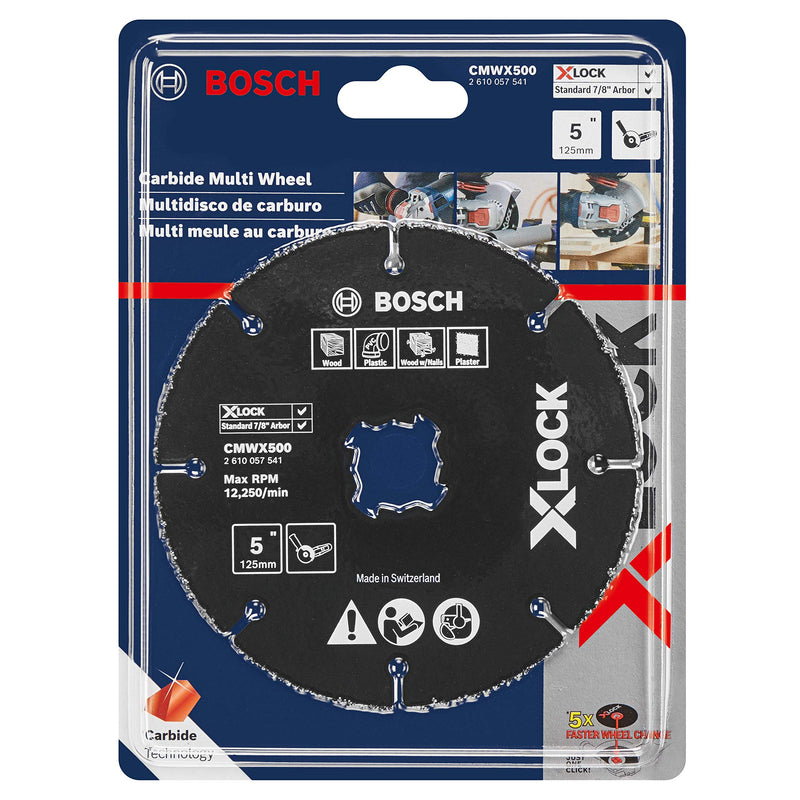 Bosch CMWX500 5 In. X-LOCK Carbide Multi Wheel