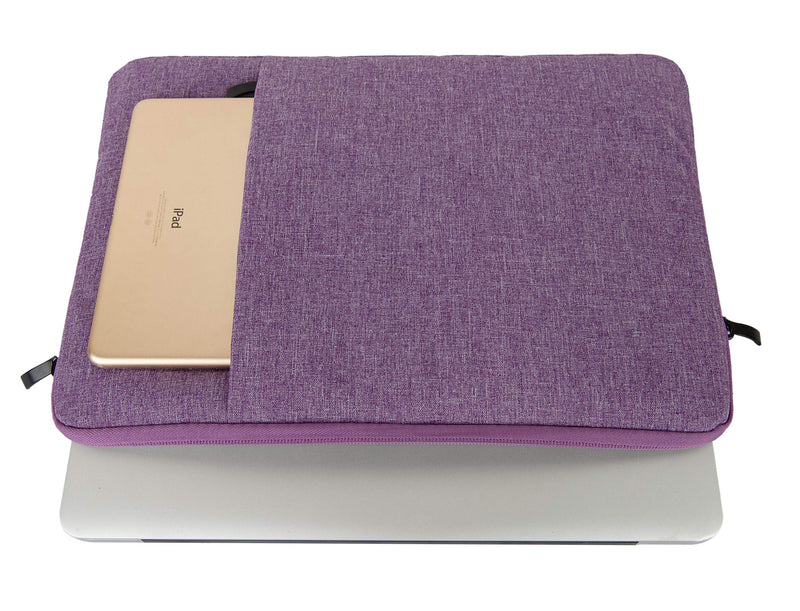 KECC Compatible with MacBook Air 13 inch Case (2010-2017 Release) A1369/A1466 Plastic Hard Shell + Keyboard Cover + Sleeve (Purple Flower) Purple Flower