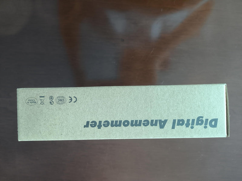 Digital Anemometer Wind Gauge, GR-8806 Handheld Wind Gauge, Wind Gauge Measure Wind Speed m/s, km/h, mph, Knot Temperature ℃/℉ Support Tripod Screw, Data Storage