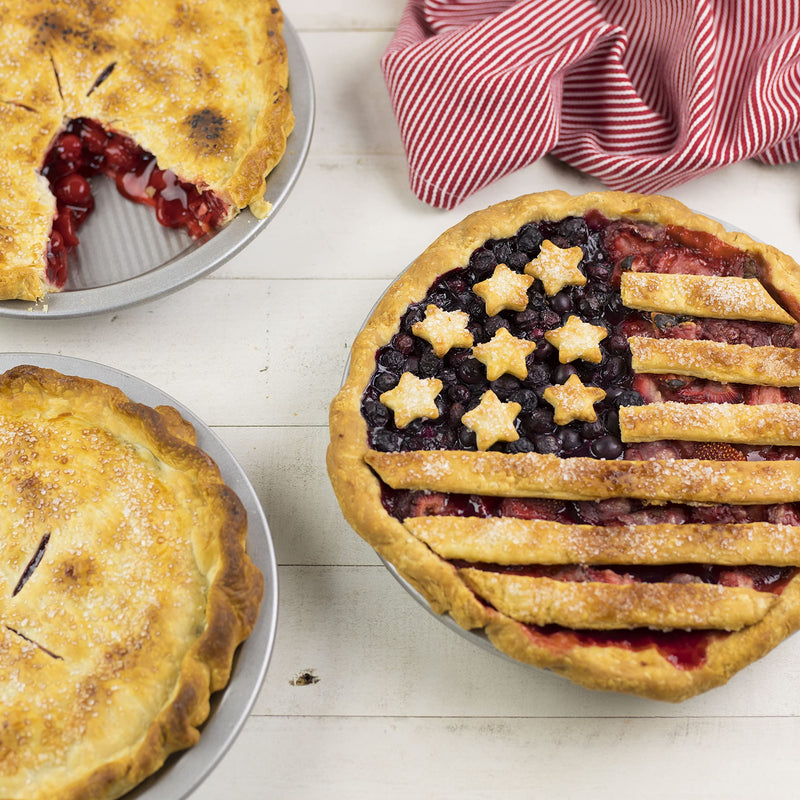 USA Pan Bakeware Aluminized Steel Pie Pan, 9-Inch 9-Inch Pie Pan