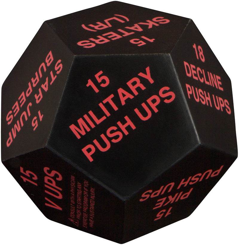 Juliet Paige Exercise Dice for Home Fitness, Workouts, WOD, Cardio, HIIT, and Sports Green, White, and Red