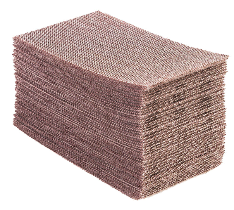 Mirka Abranet mesh sanding strips 81x133 mm Velcro / grain P320 / 50 pieces / for sanding wood, filler, paint, plastic / 5417805032