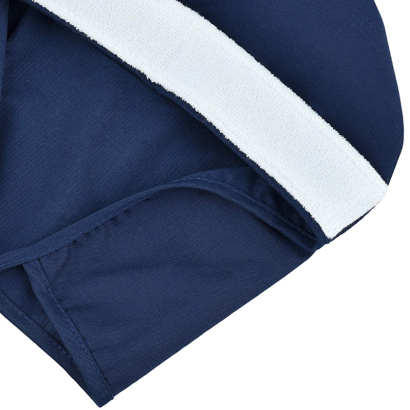 B-well surgical cap fabric surgical caps fabric nurse accessories for doctors, nurses, dentists, pharmacists, veterinarians, medical staff (blue) blue
