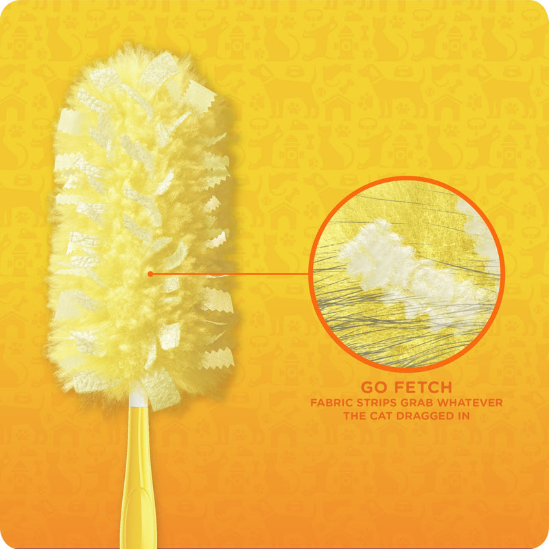 Swiffer 360 Dusters Multi Surface Pet Refills, Ceiling Fan Duster, Febreze Odor Defense, 11 Count